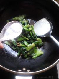 油菜海米的做法步骤9