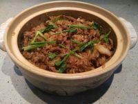 马蹄牛肉肽米煲仔饭的做法步骤7